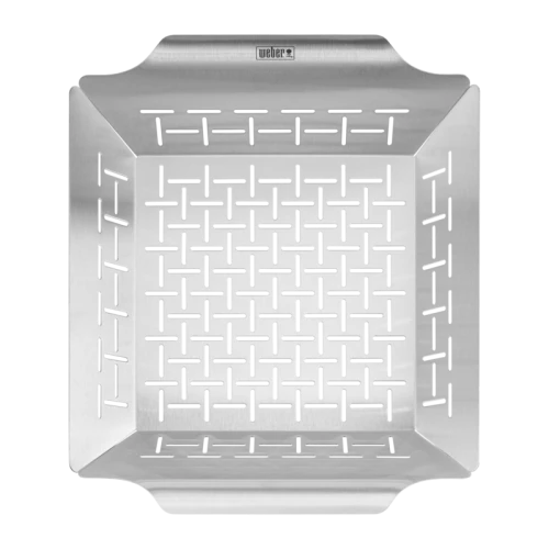 Kosz do warzyw, duży stal szlachetna do grilli gazowych od Q 200 / 2000