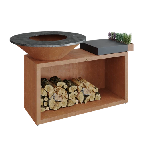 OFYR - Palenisko Island Corten 100 Ceramika Ciemnoszara