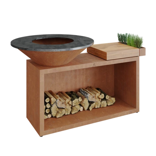 OFYR - Palenisko Island Corten 100 Drewno Tekowe 