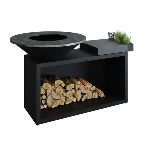 OFYR -Palenisko Island Black 100 Ceramika Ciemnoszara 