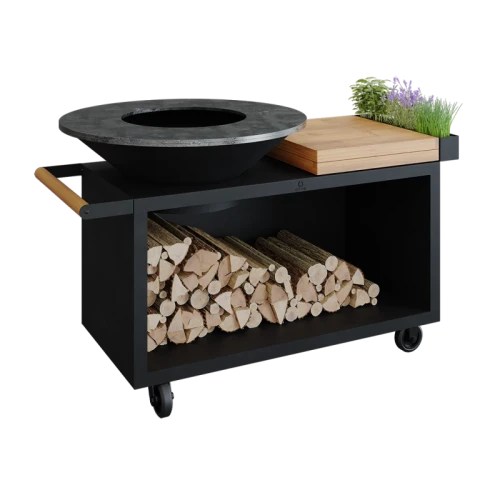 OFYR - Palenisko Island Black 100 PRO Drewno Tekowe