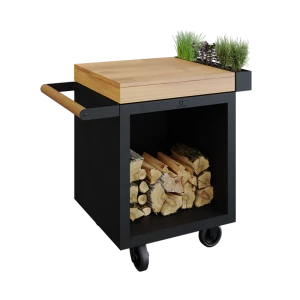 OFYR Mise en Place Table Black 65 PRO Drewno Tekowe 