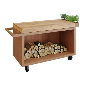 OFYR Mise en Place Table Corten 135 PRO Drewno Tekowe