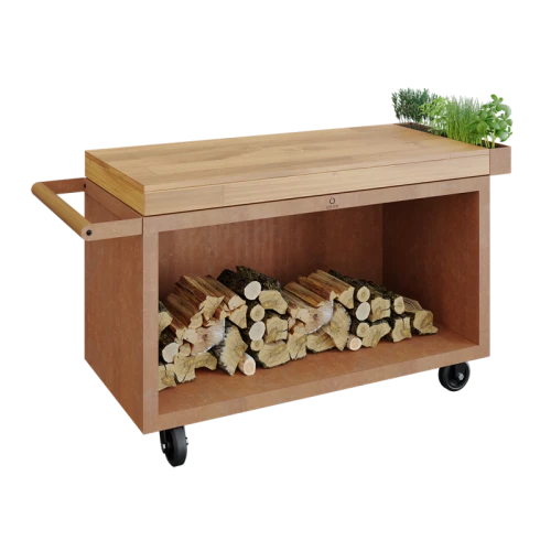 OFYR Mise en Place Table Corten 135 PRO Drewno Tekowe