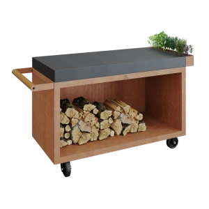 OFYR Mise en Place Table Corten 135 PRO Ceramika Ciemnoszara 