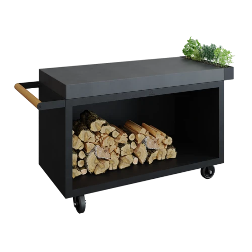 OFYR Mise en Place Table Black 135 PRO Ceramika Ciemnoszara