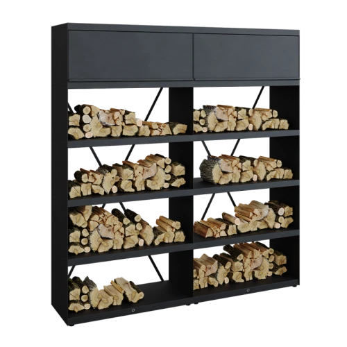 OFYR Wood Storage Black 200