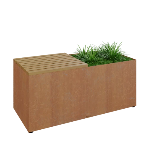 OFYR Herb Garden Bench Corten