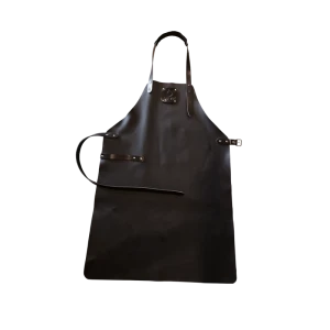 Skórzany fartuch czarny