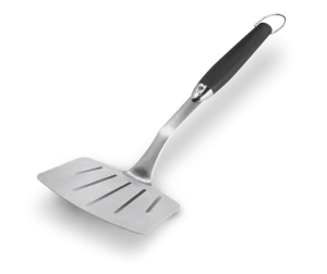 SZEROKA ŁOPATKA DO GRILLA PREMIUM - CZARNA