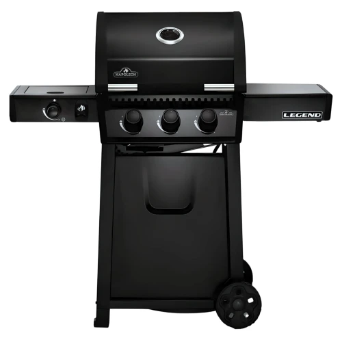 GRILL GAZOWY LEGEND 365 Z KUCHENKĄ BOCZNĄ, CZARNY