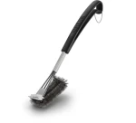 TRZYRZĘDOWA SZCZOTKA DO GRILLA Z WŁOSIEM ZE STALI SZLACHETNEJ