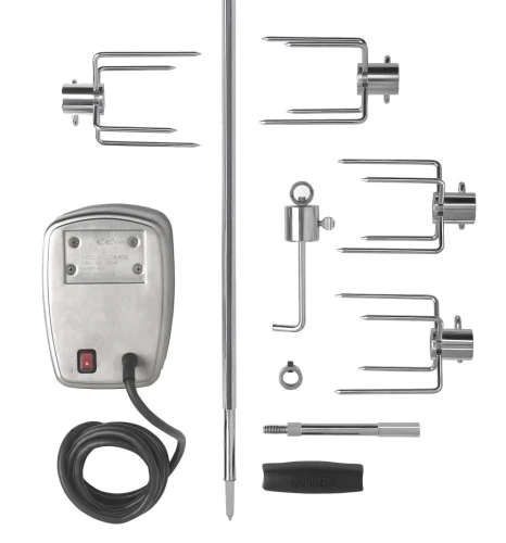 ZESTAW ROŻNA DO GRILLA CHARCOAL PROFESSIONAL 605