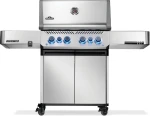 GRILL GAZOWY PRESTIGE 500 Z PALNIKIEM ROŻNA I PALNIKIEM BOCZNYM SIZZLE ZONE, STAL SZLACHETNA