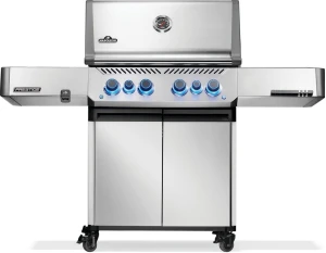 GRILL GAZOWY PRESTIGE 500 Z PALNIKIEM ROŻNA I PALNIKIEM BOCZNYM SIZZLE ZONE, STAL SZLACHETNA