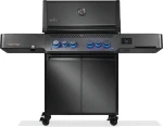 GRILL GAZOWY PHANTOM PRESTIGE 500Z PALNIKIEM ROŻNA I PALNIKIEM BOCZNYM SIZZLE ZONE, CZARNY MAT, WIFI