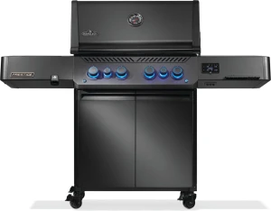 GRILL GAZOWY PHANTOM PRESTIGE 500Z PALNIKIEM ROŻNA I PALNIKIEM BOCZNYM SIZZLE ZONE, CZARNY MAT, WIFI