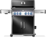 GRILL GAZOWY ROGUE PRO-S 525 Z PALNIKIEM ROŻNA I PALNIKIEM BOCZNYM SIZZLE ZONE, CZARNY
