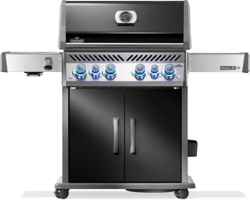 GRILL GAZOWY ROGUE PRO-S 525 Z PALNIKIEM ROŻNA I PALNIKIEM BOCZNYM SIZZLE ZONE, CZARNY