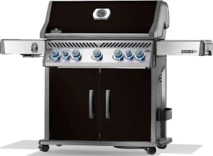 GRILL GAZOWY ROGUE PRO-S 625 Z PALNIKIEM ROŻNA I PALNIKIEM BOCZNYM SIZZLE ZONE, CZARNY