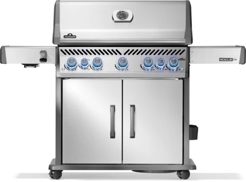 GRILL GAZOWY ROGUE PRO-S 625 Z PALNIKIEM ROŻNA I  PALNIKIEM BOCZNYM SIZZLE ZONE, STAL SZLACHETNA