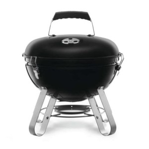 GRILL WĘGLOWY, PRZENOŚNY CHARCOAL KETTLE, CZARNY