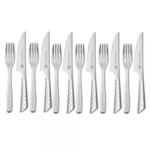 ZESTAW SZTUĆCÓW DO STEKÓW DELUXE , 6 X NÓŻ, 6 X WIDELEC
