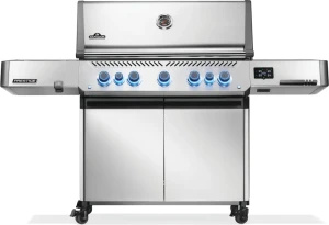 GRILL GAZOWY PRESTIGE 665 Z PALNIKIEM ROŻNA I PALNIKIEM BOCZNYM SIZZLE ZONE, STAL SZLACHETNA, WIFI