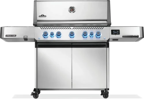 GRILL GAZOWY PRESTIGE 665 Z PALNIKIEM ROŻNA I PALNIKIEM BOCZNYM SIZZLE ZONE, STAL SZLACHETNA, WIFI