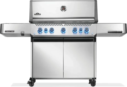 GRILL GAZOWY PRESTIGE 665 Z PALNIKIEM ROŻNA I PALNIKIEM BOCZNYM SIZZLE ZONE, STAL SZLACHETNA