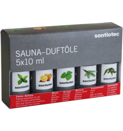 Zestaw olejków do sauny Sentiotec 5x10 ml