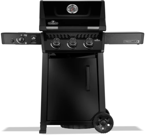 Freestyle® 365 Grill gazowy z palnikiem bocznym Sizzle Zone™, Czarny