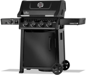 Freestyle® 425 Grill gazowy z palnikiem bocznym Sizzle Zone™, Czarny