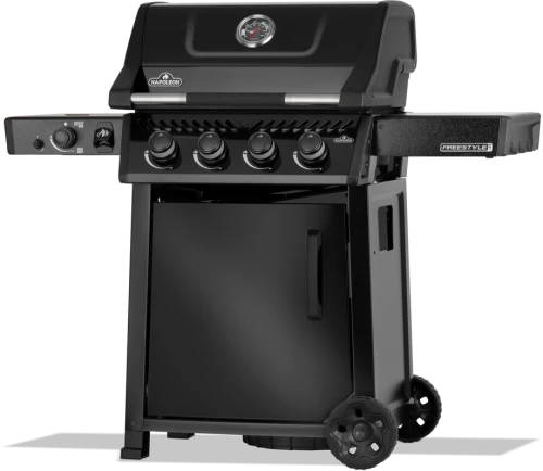 Freestyle® 425 Grill gazowy z palnikiem bocznym Sizzle Zone™, Czarny