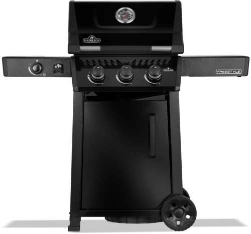 Freestyle® 365 Grill gazowy z kuchenką boczną, Czarny