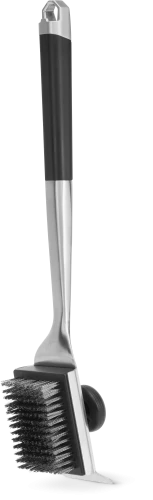 Seria PRO - Szczotka stalowa do grilla wymiennym włosiem ze stali szlachetnej