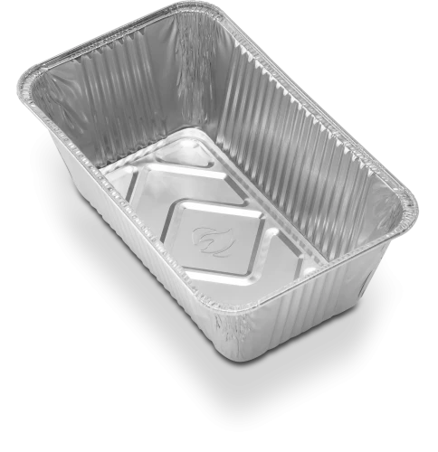 Aluminiowe tacki ociekowe na tłuszcz do grilli typu Plancha - 5 sztuk