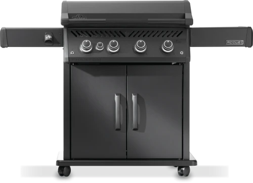 Grill gazowy PHANTOM ROGUE® PRO PLANCHA z palnikiem bocznym Sizzle Zone™, Czarny Mat